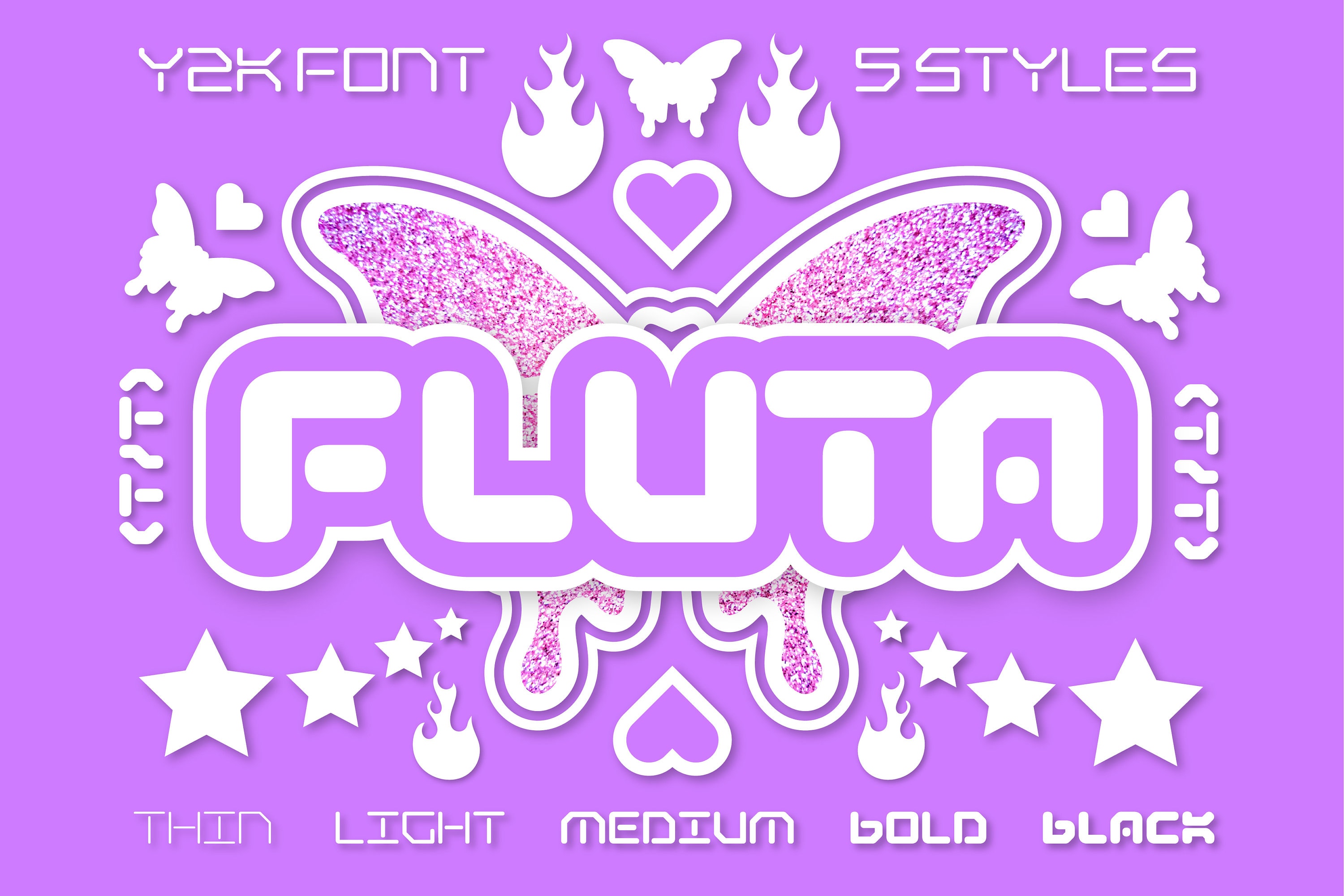 Fluta Retro Y2k Font 