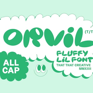 Bubble Font Orvil