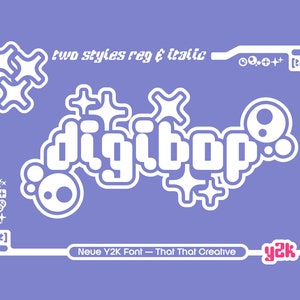 DigiBop Y2K font