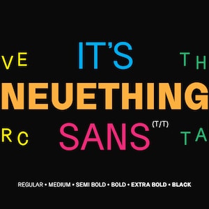Neuething Sans Serif Font Family