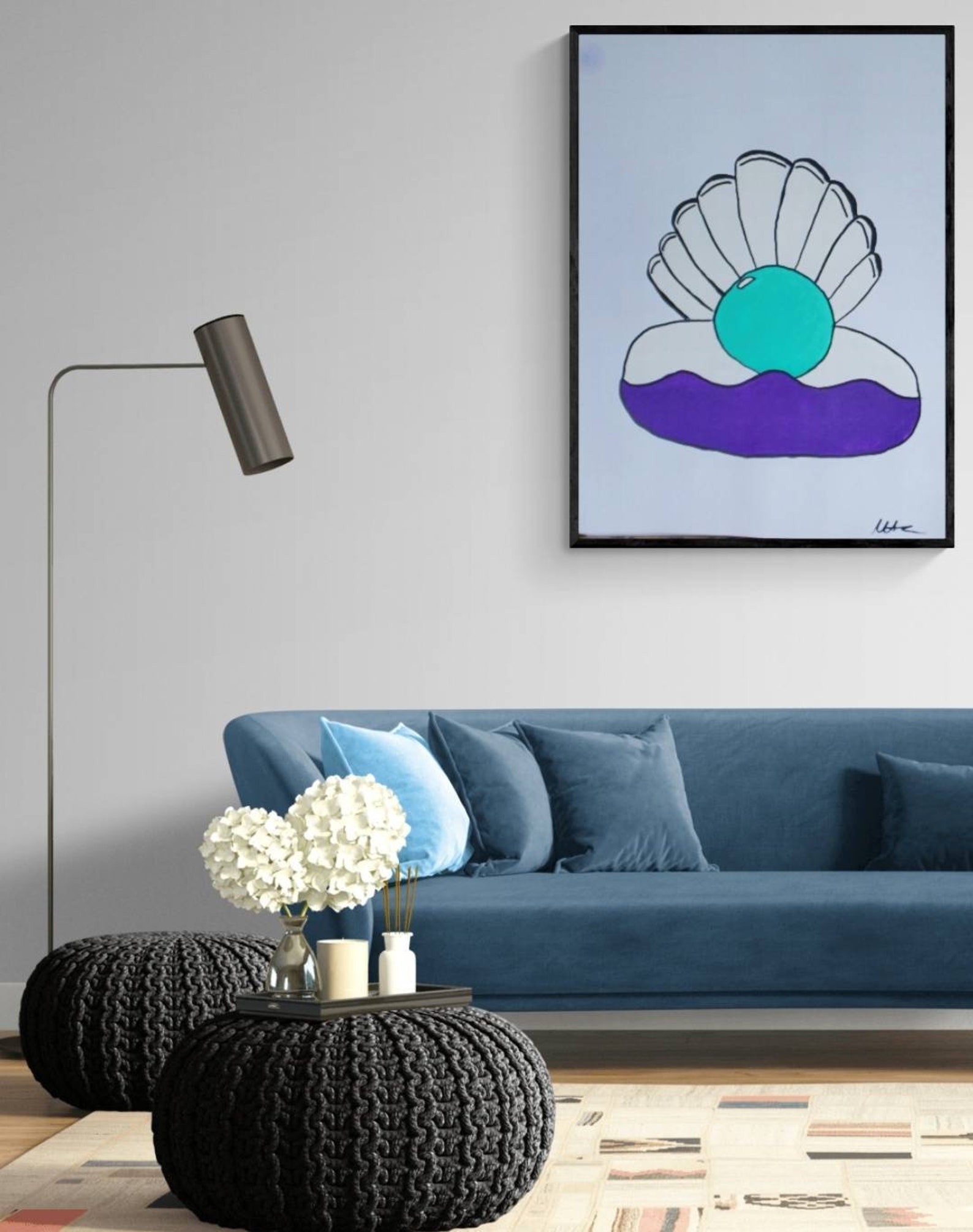 Oysters Artframed Oyster Acrylic Artoyster Wall Decor Beach Etsy