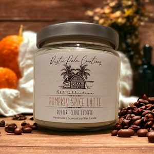 Pumpkin Spice Candle | 16oz Candle | Pumpkin Soy Candle | Fall Candle | Handmade | Halloween | PSL | Farmhouse