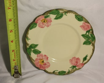 Franciscan Desert Rose made in California, 6 3/8" bread plate