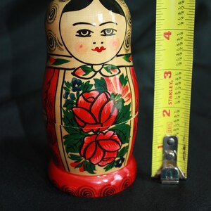 Vintage Matryoshka Russian Nesting Dolls 6 Pieces USSR