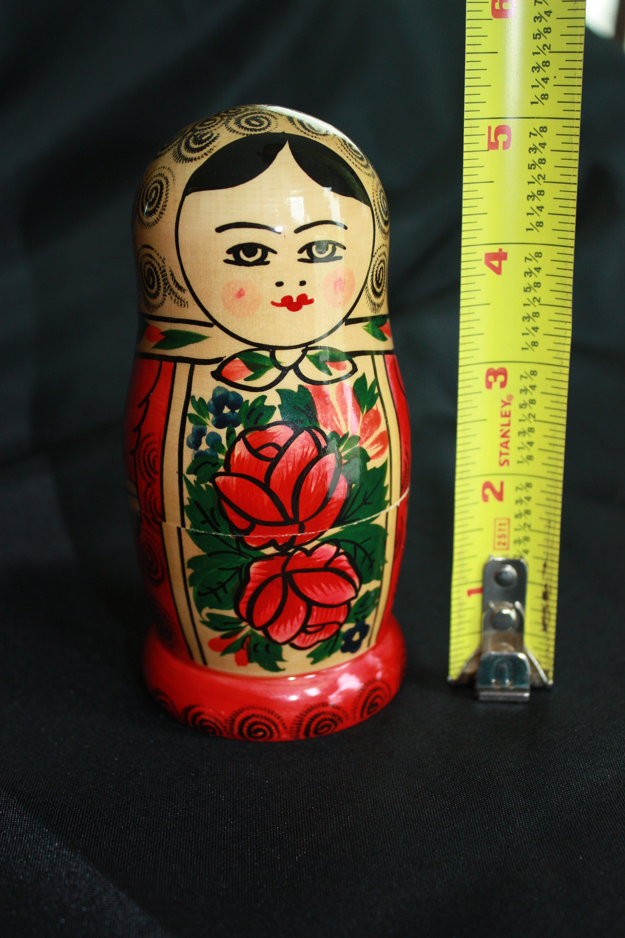 Vintage Matryoshka Russian Nesting Dolls 6 Pieces USSR - Etsy display picture 1