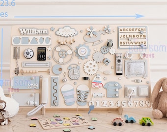 Montessori Activity Board: Personalized Toddler Busy Board