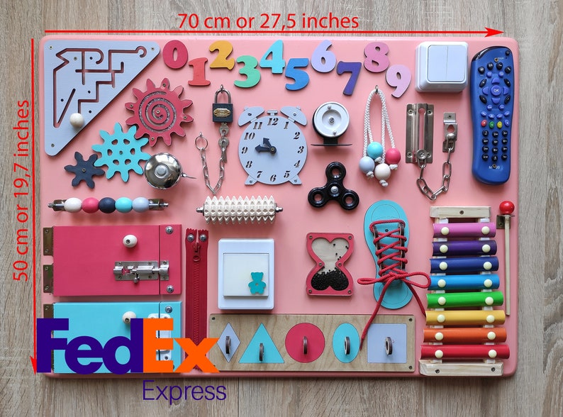 Custom Busy Boards Busy Board for Babymontessori Etsy