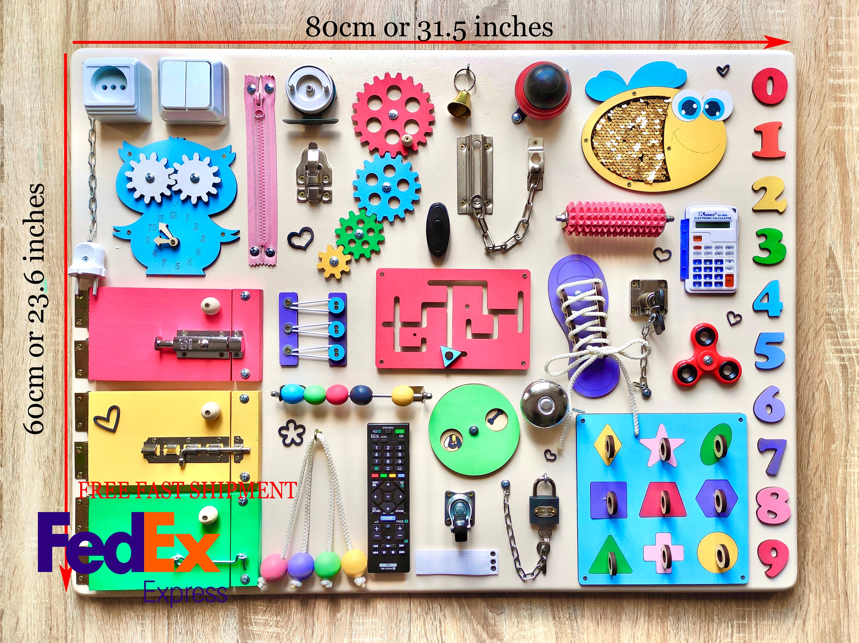 Busy Board For BoyBusy Board 1 Year OldBusy Board Etsy