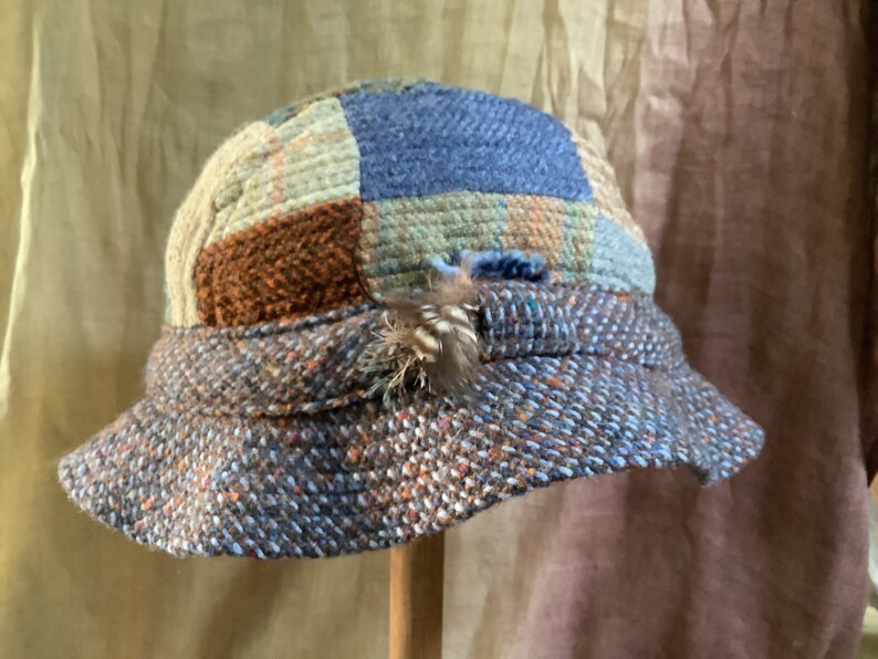 Irish Tweed Bucket Hat by Hanna Hats of Donegal. Etsy