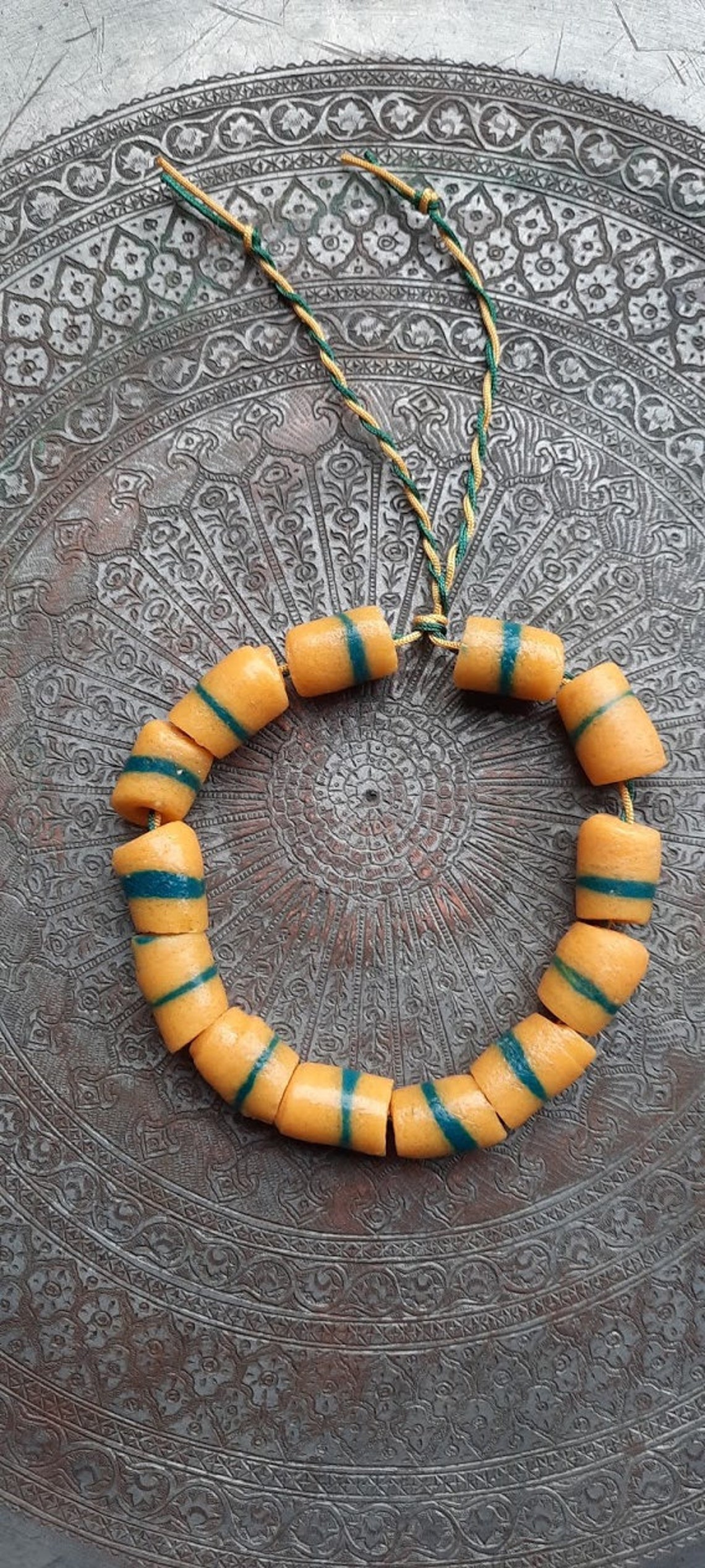 African worry Beads Bracelet. Etsy