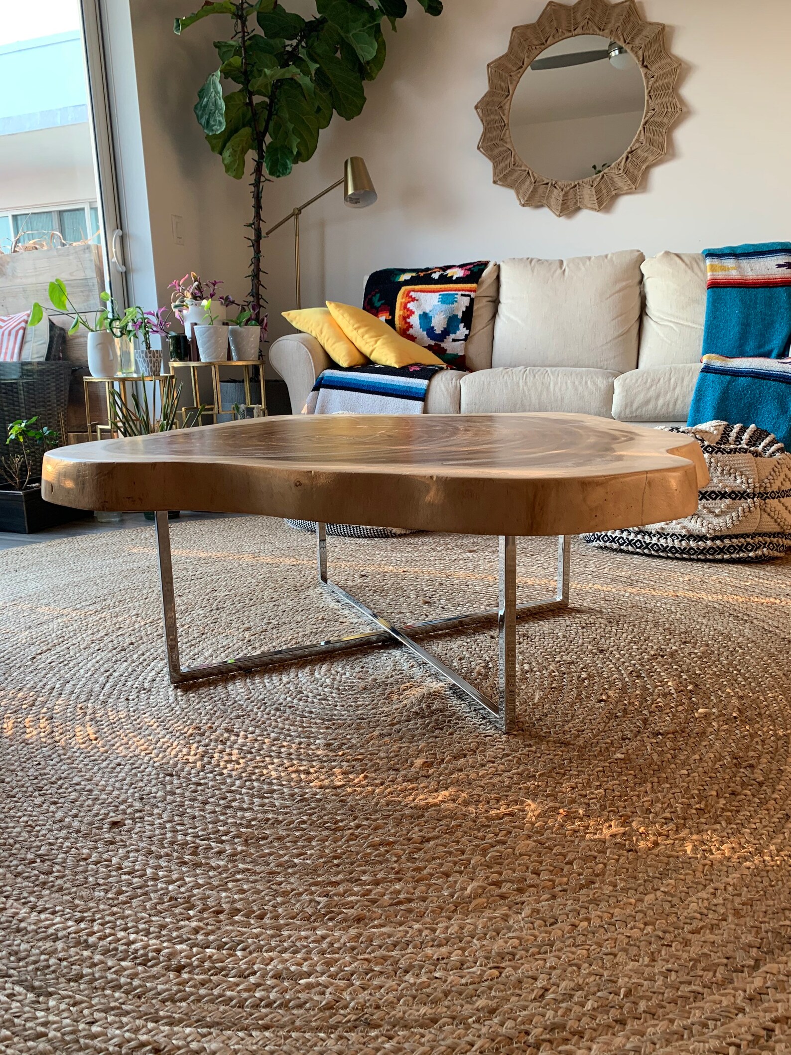 Chrome Coffee Table Legs Etsy