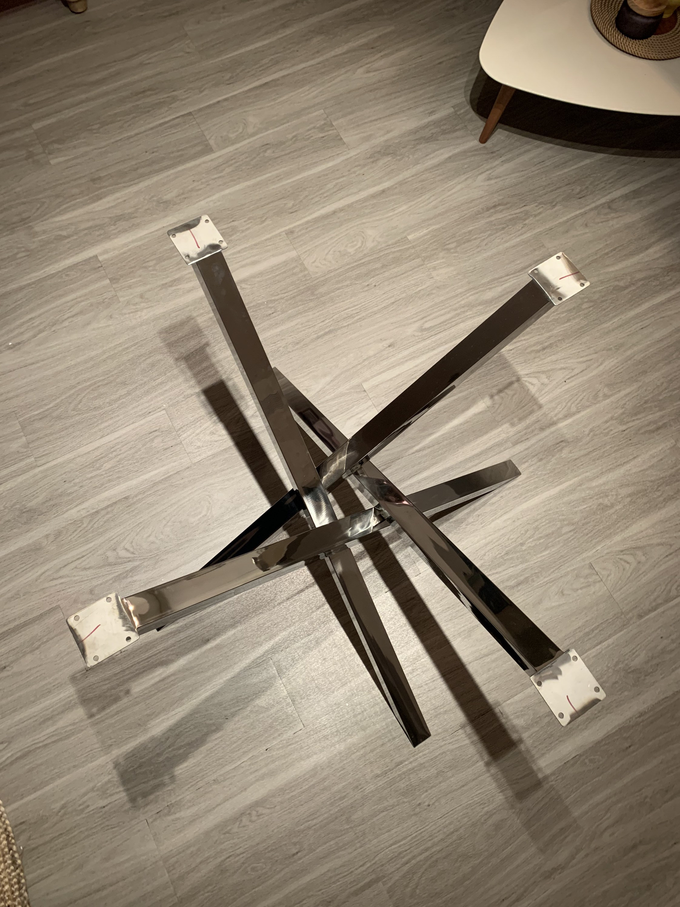 Chrome Spider Table Legs Etsy