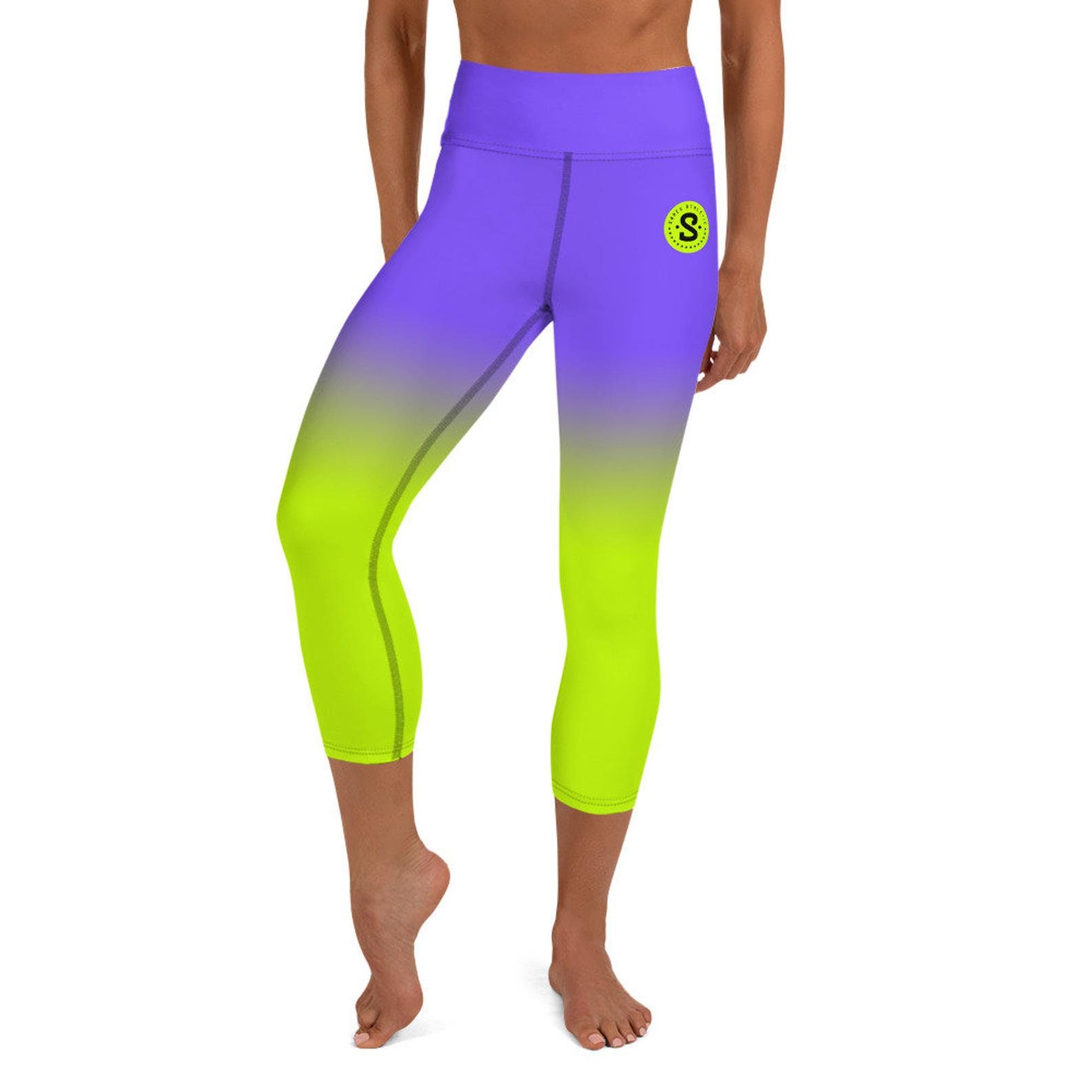 Neon Ultra High Waist Women's Athletic Workout Fitness Gym | Etsy
