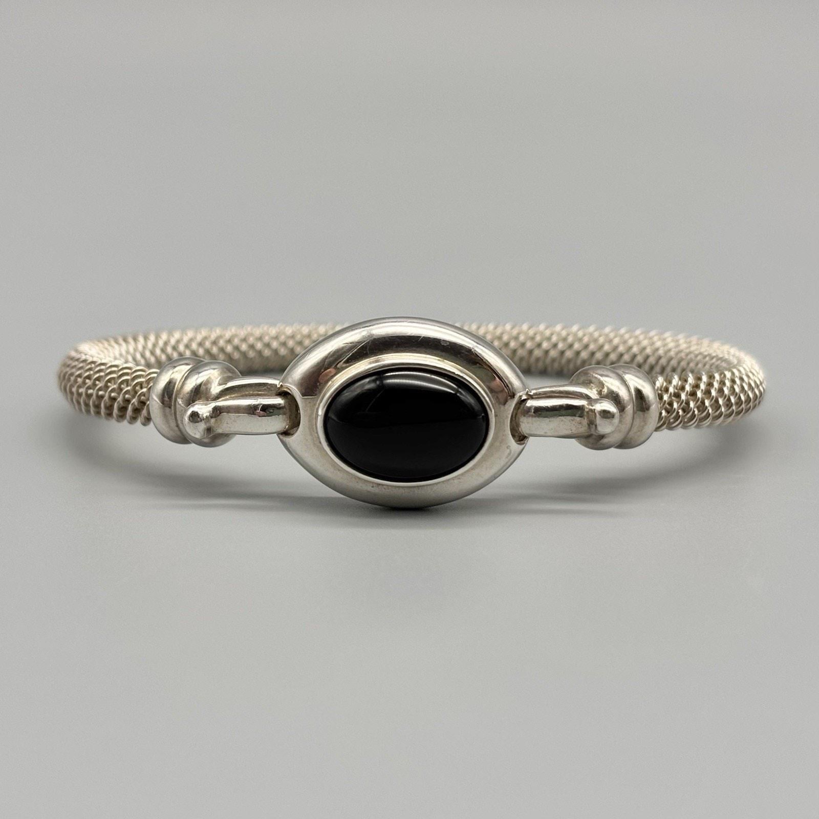 Onyx Bracelet Mexico Silver - Etsy