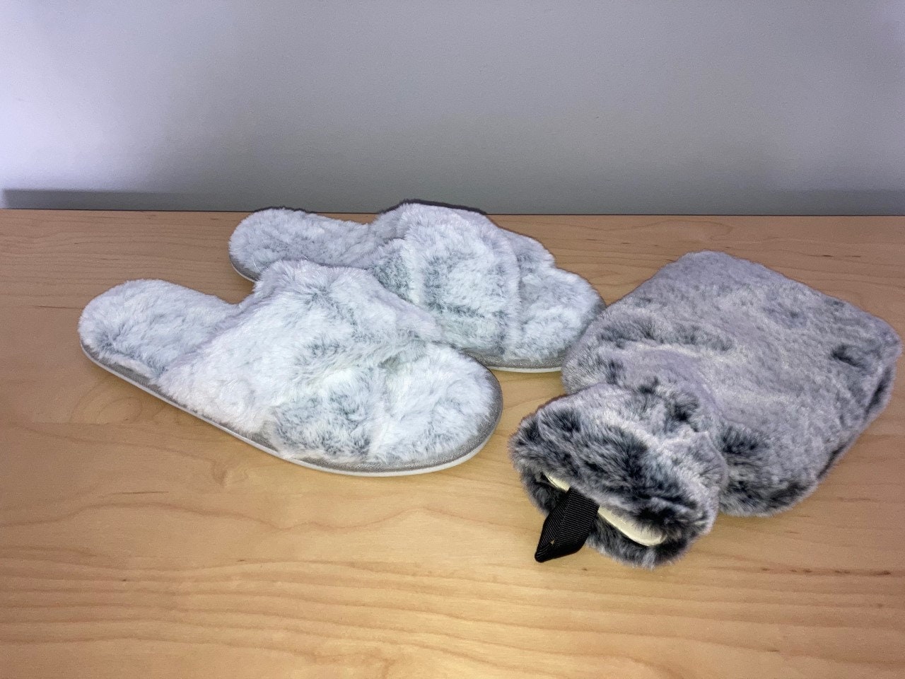 Personalised Slippers & Hot Water Bottle Hamper Box Etsy