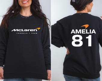 Name & Number Matching Hoodie • Personalized Sports Couple Sweatshirt • Custom Team Top