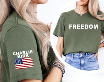 Charlie Kirk T-shirt, Freedom Shirt, Charli Kirk Freedom T Shirt