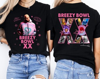 Chris Brown Tour Breezy Bowl XX T-Shirt, Breezy Bowl T-Shirt, Chris Brown Shirt, Chris Brown Concert Shirt, Chris Brown Album Tee