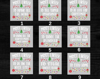 Most Likely to Christmas Dtf, Christmas Dtf, Family Christmas Dtf, Christmas Dtf Printing, Xmas Heat Transfer, Direct to Film,Ready to Press