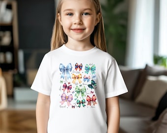 Disney Princess Characters Shirt, Disney Girls Trip Shirt, Cute Youth Princess Shirt,  Coquette Disney Princess T-Shirt, Disney Kids Tee