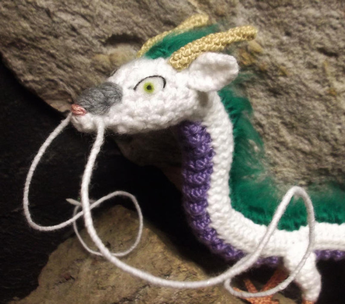 HAKU DRAGON Eastern Dragon Crochet amigurumi crochet pattern Etsy