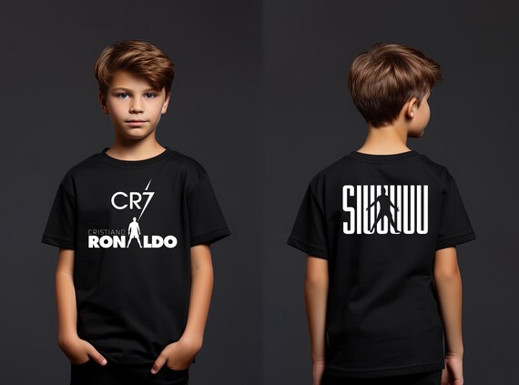 Kids Cristiano Ronaldo CR7 Soccer T-Shirt
