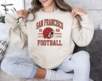 San Francisco Football Shirt, San Francisco Football Sweatshirt, San Francisco Fan Hoodie, Game Day Sweatshirt, San Francisco Team Shirt