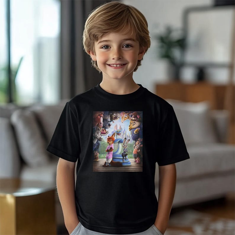 Disney Zootopia 2 Shirt, Zootopia Characters Kids Shirt, Zootopia Youth Shirt, Gary De'Snake Shirt, Zootopia Family Shirt, Zootropolis 2 Tee image 1