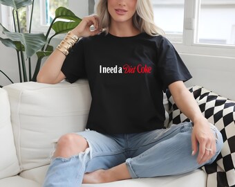 Funny Diet Coke Graphic Tee, Soda Lover Shirt