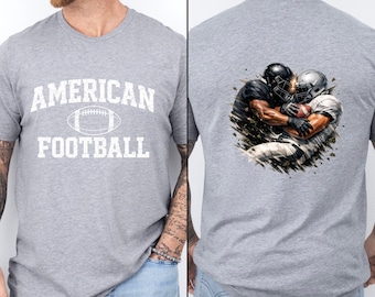 American Football Graphic T-Shirt, Football Fan Shirt, Street Style Sports Tee, Game Day Outfit