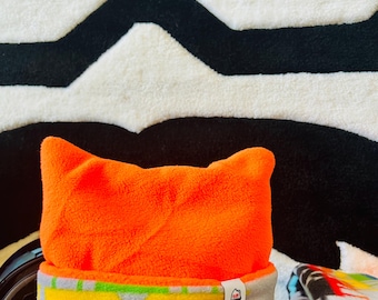 Tailored Tabby Fleece Beanie  - Extra Cozy, Cat Style Winter Cap