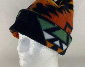 Retro Four Point Beanie - Premium 250gr High- Grade Fleece Handmade cozy retro fleece four point beanie