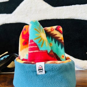Retro Four Point Beanie - Premium 250gr High- Grade Fleece Handmade cozy retro fleece four point beanie