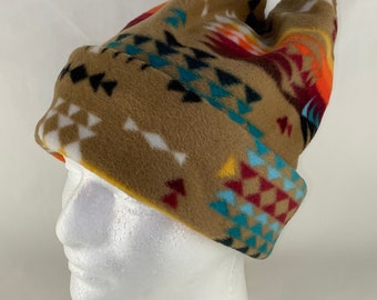 Retro Four Point Beanie - Premium 250gr High- Grade Fleece Handmade cozy retro fleece four point beanie