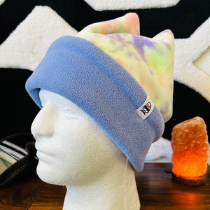 Retro Four Point Beanie - Premium 250gr High- Grade Fleece Handmade cozy retro fleece four point beanie