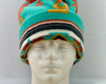 Retro Four Point Beanie - Premium 250gr High- Grade Fleece Handmade cozy retro fleece four point beanie