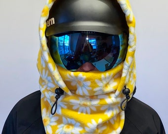 Fleece Ski Hood, Helmet Hood, Balaclava, Snoid super warm and cozy!  Sizing options available below!