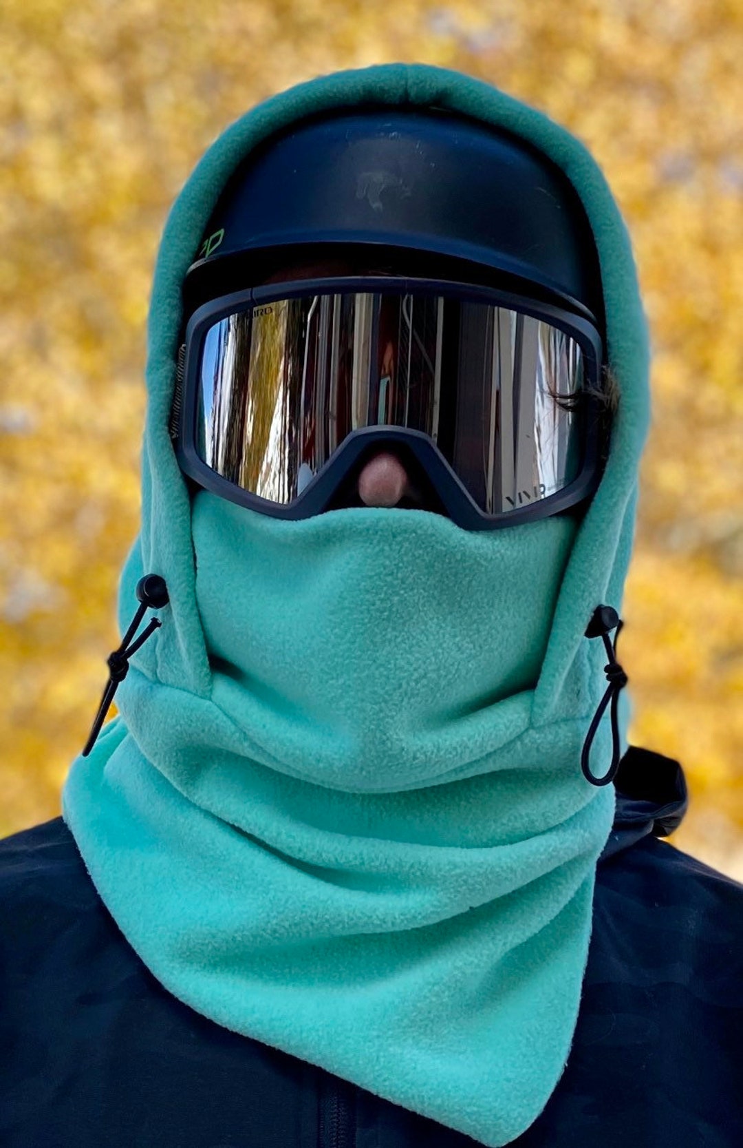 Fleece Ski Hood, Helmet Hood, Balaclava, Snoid Super Warm and Cozy