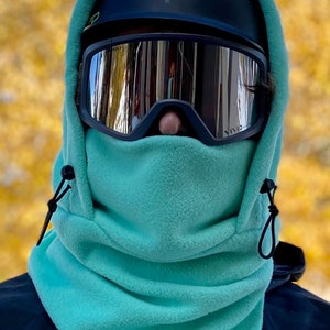 ¡Capucha de esquí polar, capucha para casco, pasamontañas y snoid súper cálidos y acogedores! ¡Opciones de tamaño disponibles a continuación!