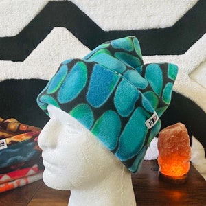 Retro Four Point Beanie - Premium 250gr High- Grade Fleece Handmade cozy retro fleece four point beanie