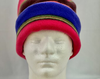 Retro Four Point Beanie - Premium 250gr High- Grade Fleece Handmade cozy retro fleece four point beanie