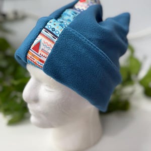 Retro Four Point Beanie - Premium 250gr High- Grade Fleece Handmade cozy retro fleece four point beanie