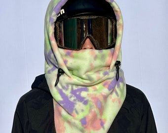 Fleece Ski Hood, Helmet Hood, Balaclava, Snoid super warm and cozy!  Sizing options available below!