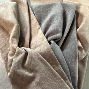 Organic Hemp Headband – Stretch Twisted Style Head Wrap – Breathable Eco-Friendly Hair Band – Handmade Boho Yoga Headband – Natural Fabric