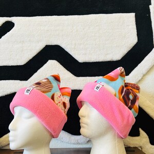 Retro Four Point Beanie - Premium 250gr High- Grade Fleece Handmade cozy retro fleece four point beanie