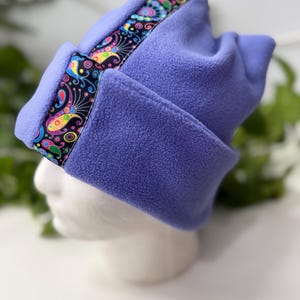 Retro Four Point Beanie - Premium 250gr High- Grade Fleece Handmade cozy retro fleece four point beanie