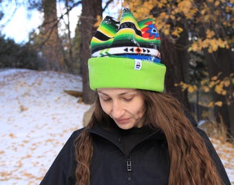 Retro Four Point Beanie - Premium 250gr High- Grade Fleece Handmade cozy retro fleece four point beanie