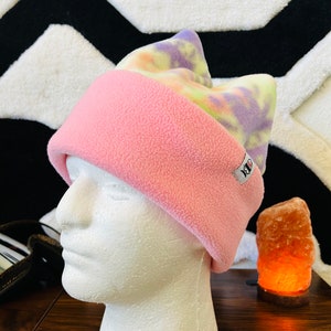 Retro Four Point Beanie - Premium 250gr High- Grade Fleece Handmade cozy retro fleece four point beanie