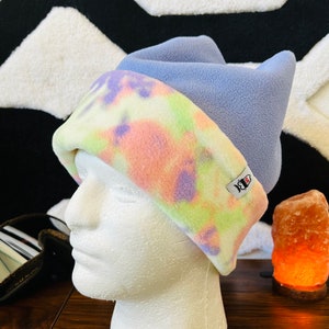 Retro Four Point Beanie - Premium 250gr High- Grade Fleece Handmade cozy retro fleece four point beanie