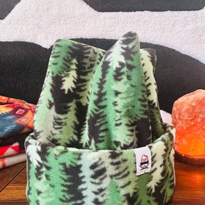 Retro Four Point Beanie - Premium 250gr High- Grade Fleece Handmade cozy retro fleece four point beanie